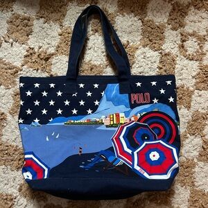 RARE! Ralph Lauren 2016 Summer Olympics Canvas Tote